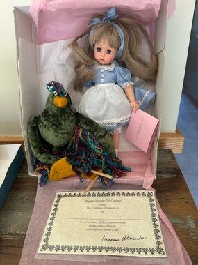 Alice in Wonderland doll & Jabberwocky maroinette Madame Alexander 60S in box